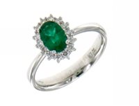 Anillo Mirco Visconti Mujer in Oro blanco Smeraldo 0.62 Ct Z681/C20S - Z681/C20S